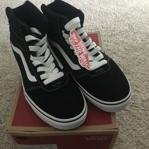 Vans Ward Hi Top Men Skate Shoes Brand New w/tags